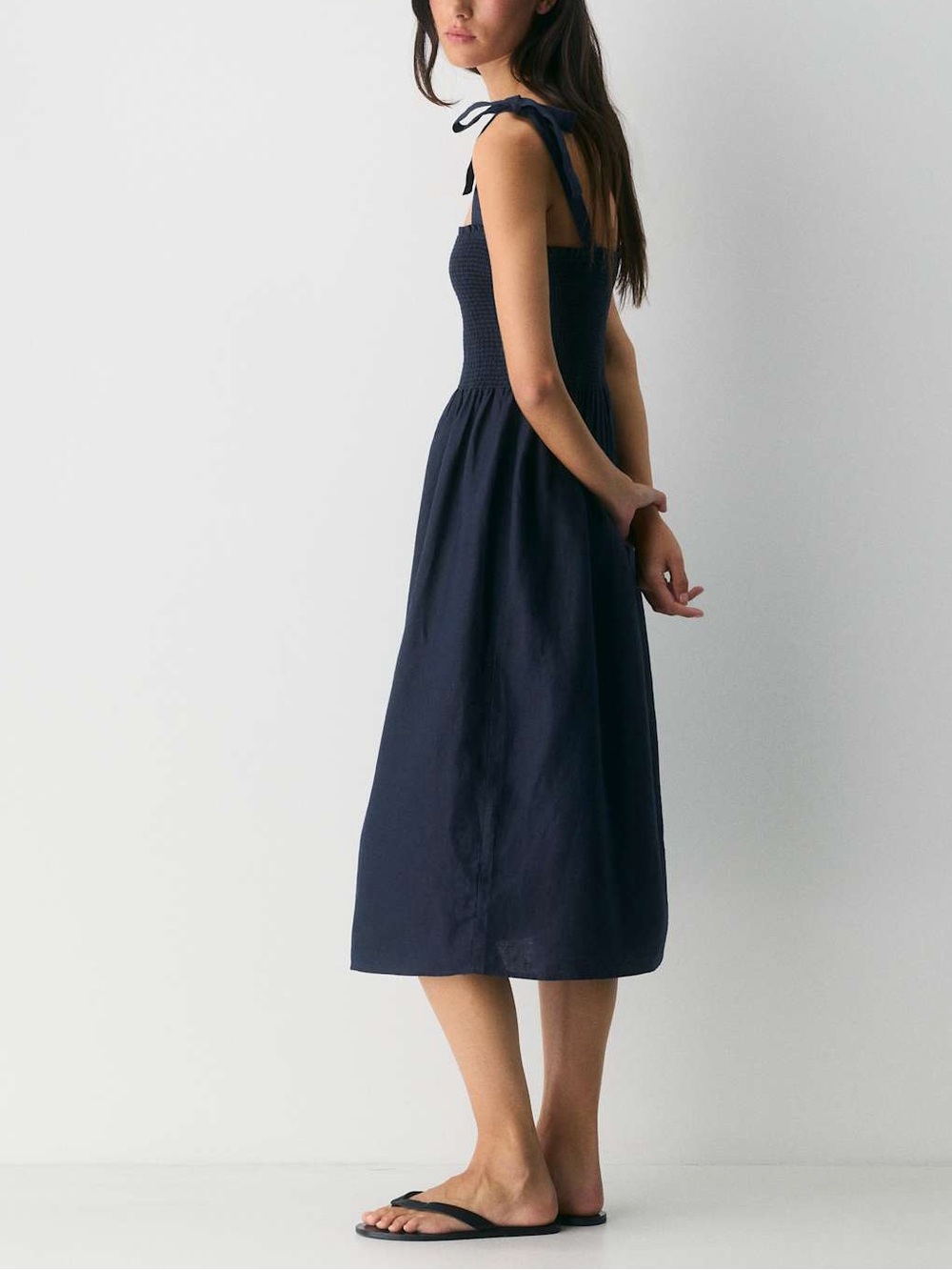 Wilfred Golden Hour Linen Dress - Picture 3 of 7